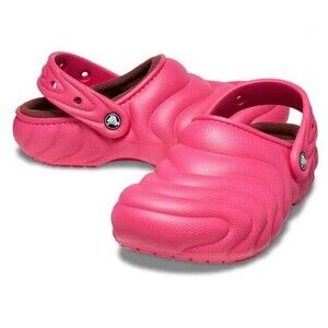 CROCS Classic Lined Overpuff Clog Slip On  Dragonfruit Pink 210059 UNISEX M7/W9